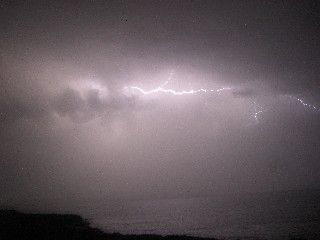 La tormenta cambia la estampa Lanzaroteña