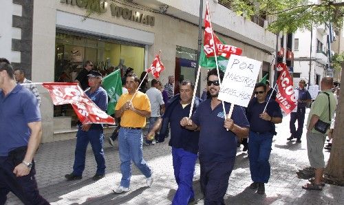 Los trabajadores de Aguas Filtradas inician una huelga indefinida