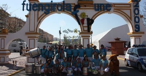 La Batucada Chimbay llevó sus ritmos a Málaga