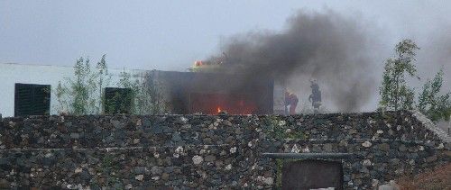 Se incendia una casa deshabitada en Uga