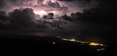 La tormenta que azotó Lanzarote y La Graciosa dejó imágenes espectaculares