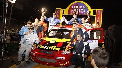 Yeray Lemes se alzó con la victoria en el XXXI Rallye Isla de Lanzarote Ciudad de Arrecife