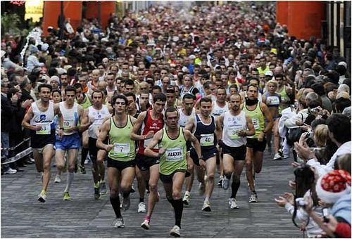 Francisco García Viñoly winner of the XXVIII San Silvestre Lagunera