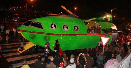 Futurama consigue el primer premio del Gran Desfile de Carrozas del Carnaval de Arrecife 2010