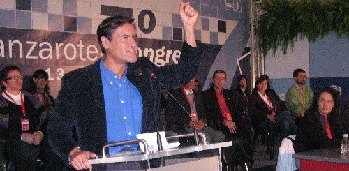 Leire Pajín elude hablar de cambios tras el congreso del PSC y resalta el "juanfernandismo" de los tres candidatos