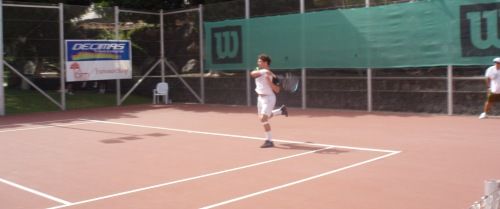 Los favoritos acceden a la segunda ronda del Open Isla de Lanzarote de Tenis