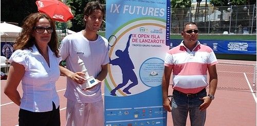 El portugués Joao Sousa, vencedor del IX Open Isla de Lanzarote de Tenis