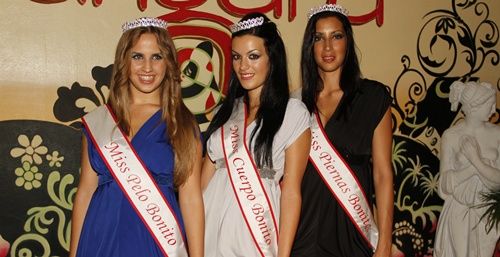 Elegidas Miss Cuerpo Bonito, Miss Piernas Bonitas y Miss Cabello Bonito