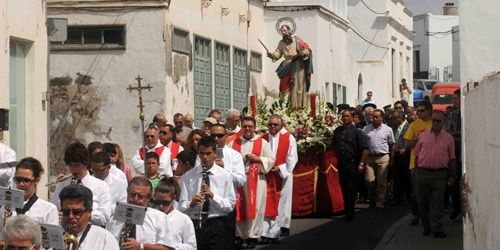 San Bartolomé rindió homenaje a su Patrón