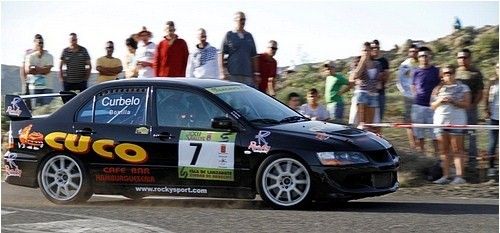 Rubén Curbelo lidera el Rallye Isla de Lanzarote