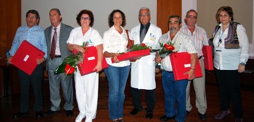 El Hospital Doctor José Molina Orosa homenajea al personal que se jubila en 2010
