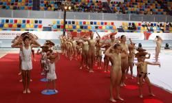 Los más pequeños participan en el Festival de Gimnasia