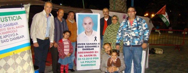 Varios miembros de Gestores por Lanzarote se solidarizan con la jaima saharaui instalada en El Charco de San Ginés