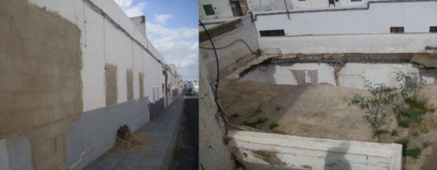 Vecinos de Titerroy desmienten que el edil de Limpieza acudiera a revisar las humedades de la casa afectada por el derrumbe