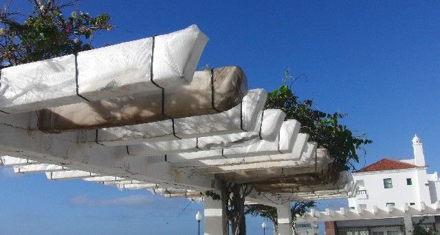 El Ayuntamiento espera el permiso del Cabildo para poder reponer las ocho pérgolas del Parque Ramírez Cerdá