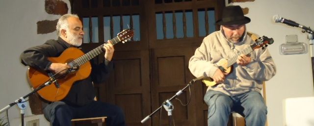 Domingo Rodríguez "El Colorao" dio lo mejor de sí en su actuación en el Museo del timple