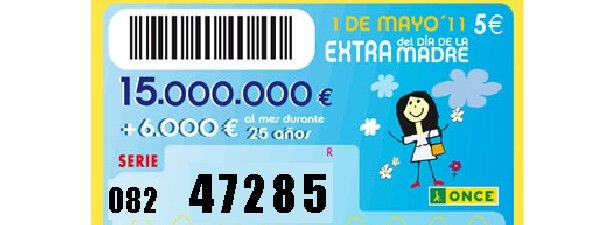El Sorteo Extra del Día de la Madre de la ONCE deja 200.000 euros en Lanzarote