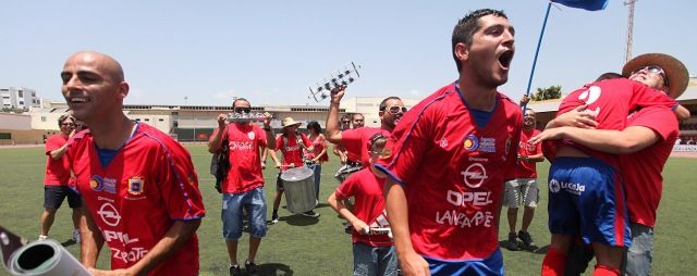 Así lo celebraron los jugadores de la UD Lanzarote