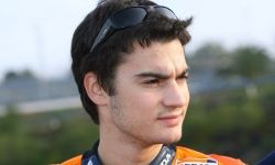El piloto de motos Dani Pedrosa se entrena en Lanzarote
