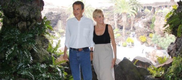 Zapatero y su esposa Sonsoles disfrutan de unos  días de descanso  en Lanzarote