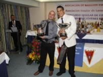 David Vázquez and Evel Achon, winners of the XXX Lanzarote Cocktail Competition