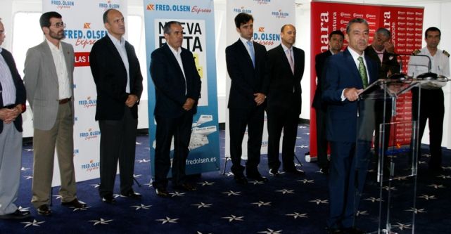 Fred Olsen consolidates the Las Palmas-Fuerteventura-Lanzarote maritime highway and the Government is committed to expanding it to Morocco