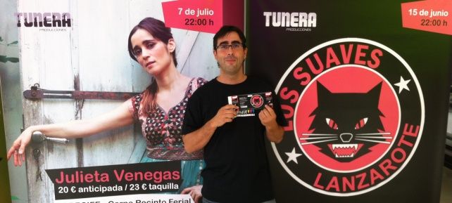 Los jóvenes desempleados tendrán un 50 por ciento de descuento en las entradas para los conciertos de Los Suaves y Julieta Venegas