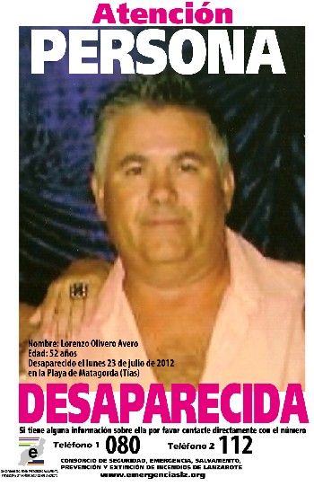El Consorcio de Emergencias apela a la colaboración ciudadana y difunde una foto del hombre desaparecido en Matagorda