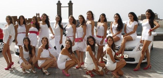 Las candidatas a Miss Arrecife y Reina de las Fiestas de San Ginés vuelven a mostrar sus encantos antes de la gran gala