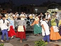 Los Campesinos volvieron a poner música y bailes de la tierra a las fiestas de San Ginés, esta vez en la ribera del Charco
