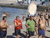 Caleta de Caballo se prepara para la procesión de La Lapa