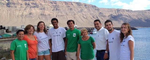 Un total de 36 voluntarios de WWF/Adena en Canarias retiran 3.000 kilogramos de basura en el Archipiélago Chinijo