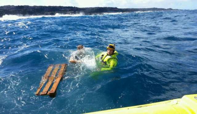 Rescatan a un alemán de 26 años que había caído al agua en la misma zona donde se ahogó hace tres semanas un joven gallego