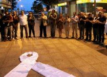 Una rueda de hombres" levantó la voz "contra la violencia machista en Arrecife