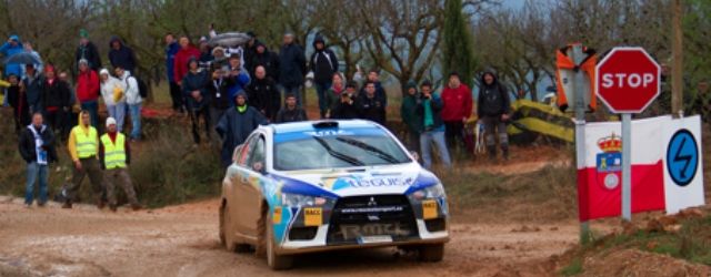 Yeray Lemes segundo clasificado de su categoría en el Rallye de España