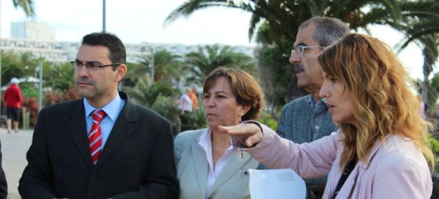Arrancan las obras del paseo marítimo de Costa Teguise y del Parque del Mediterráneo en Yaiza, con una inversión de 1,1 millones de euros