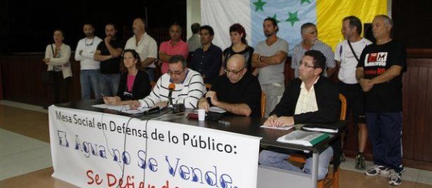 La Mesa Social de lo Público afirma que el Cabildo quiere seguir con el engaño para justificar la privatización del agua