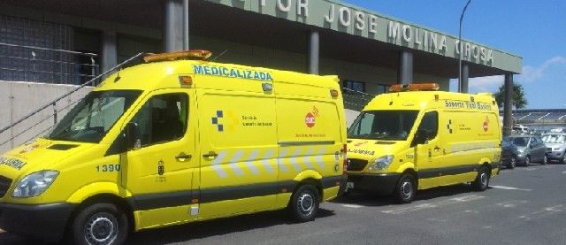 Un hombre resulta herido tras caer a la calle cuando trabajaba en una vivienda de Arrecife