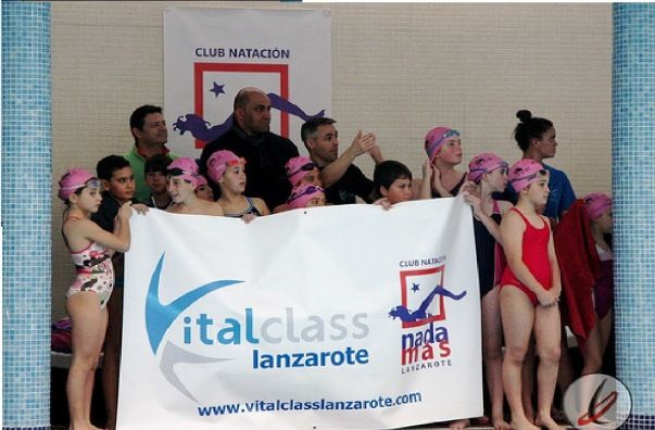 Vitalclass Lanzarote  acogió el Campeonato Territorial de Natación