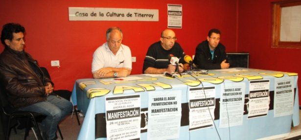 La Mesa en Defensa de lo Público convoca una concentración contra la privatización de Inalsa en el Día Mundial del Agua