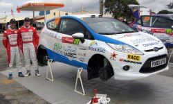 Un inoportuno pinchazo merma las opciones de Yeray Lemes en el Rallye de Portugal