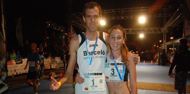 Víctor Guadalupe y Summer Leigh, vencedores de la Disco Night Urban Race