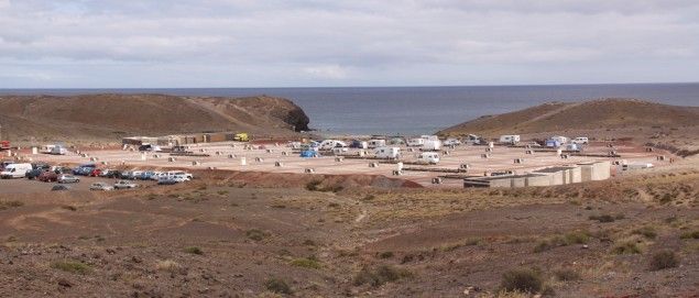 Imagen de archivo del camping de Papagayo