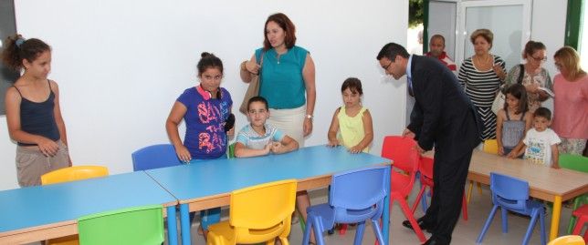 El colegio Guenia de Guatiza inaugura su nuevo comedor, que se abrirá el próximo curso