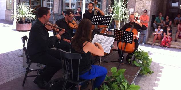 El Quinteto de Cuerda de la Orquesta Clásica de Lanzarote ofrece un concierto en La Plazuela