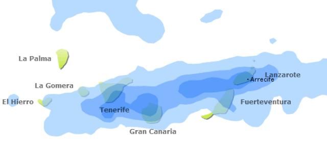 La Aemet prevé lluvias de cierta importancia este viernes en Lanzarote, aunque el riesgo del huracán Humberto se ha alejado de las islas