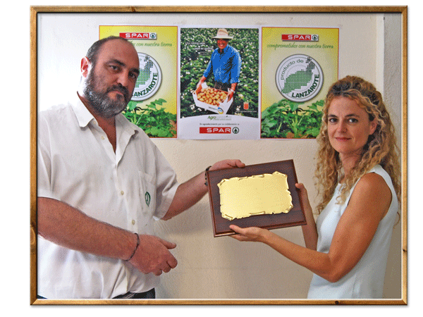 Spar Lanzarote recibe el reconocimiento por su apoyo al producto local