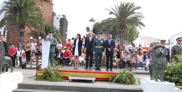 La Guardia Civil eligió Teguise para celebrar el día de su Patrona