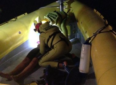 Emerlan realiza un simulacro de rescate con el grupo acuático