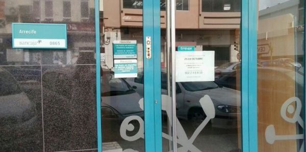 Bankia consuma el cierre de varias oficinas en Lanzarote